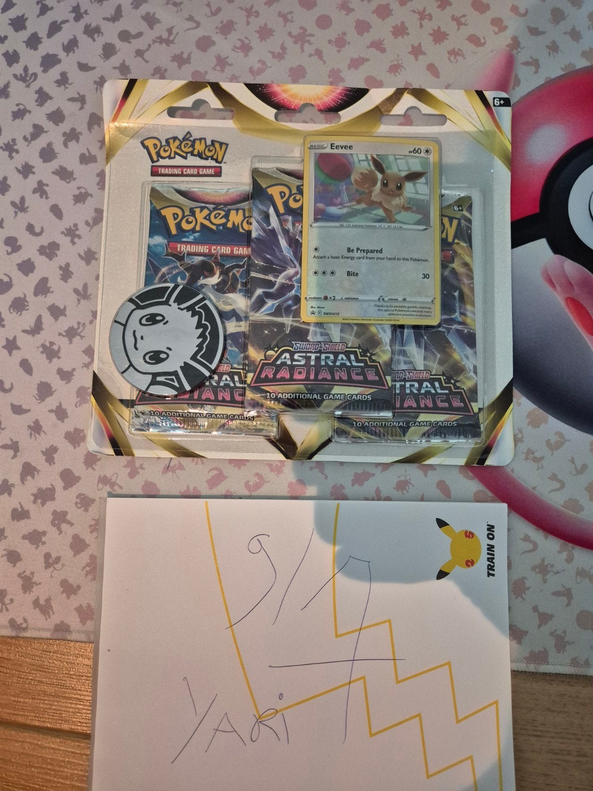 Eevee astral radiance 3 pack blister, Hobby en Vrije tijd, Ophalen of Verzenden