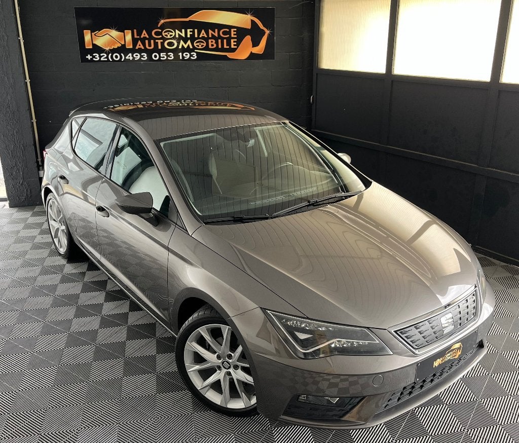 Seat Leon 1.0TSI DSG 1e eigenaarsgarantie 12 maanden, Auto's, Seat, 4 cilinders, Leon, Alcantara, https://public.car-pass.be/vhr/7f32da2a-6a21-4aaf-a654-4b94963a4779?lang=fr