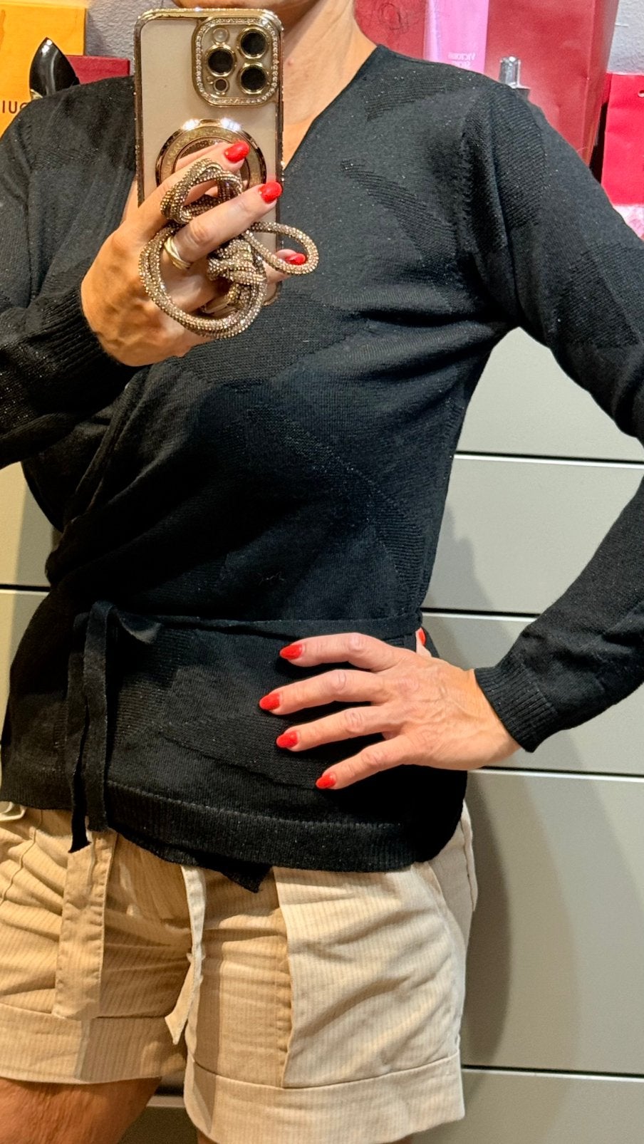Neuf valzur 79€ gilet diab’less taille unique, Enlèvement ou Envoi, Neuf, Noir