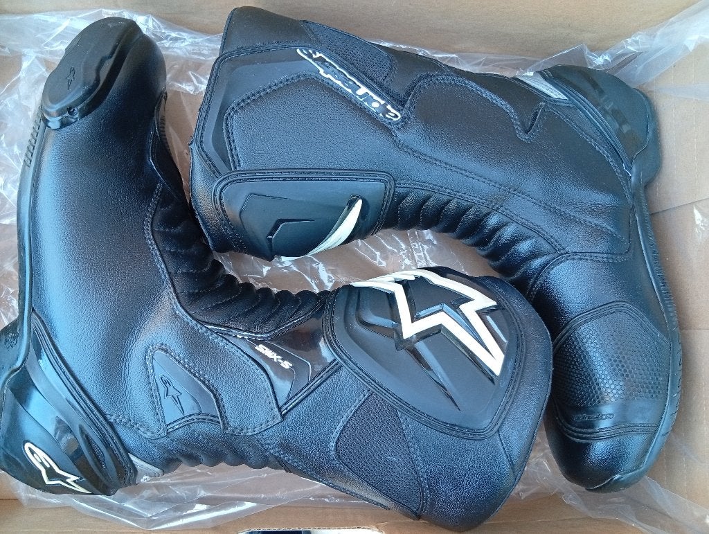 ALPINESTARS SMX-S MOTORLAARZEN - MAAT 42 - GOEDE STAAT, Motoren, Ophalen of Verzenden, Nieuw zonder kaartje, Laarzen, Alpinestars