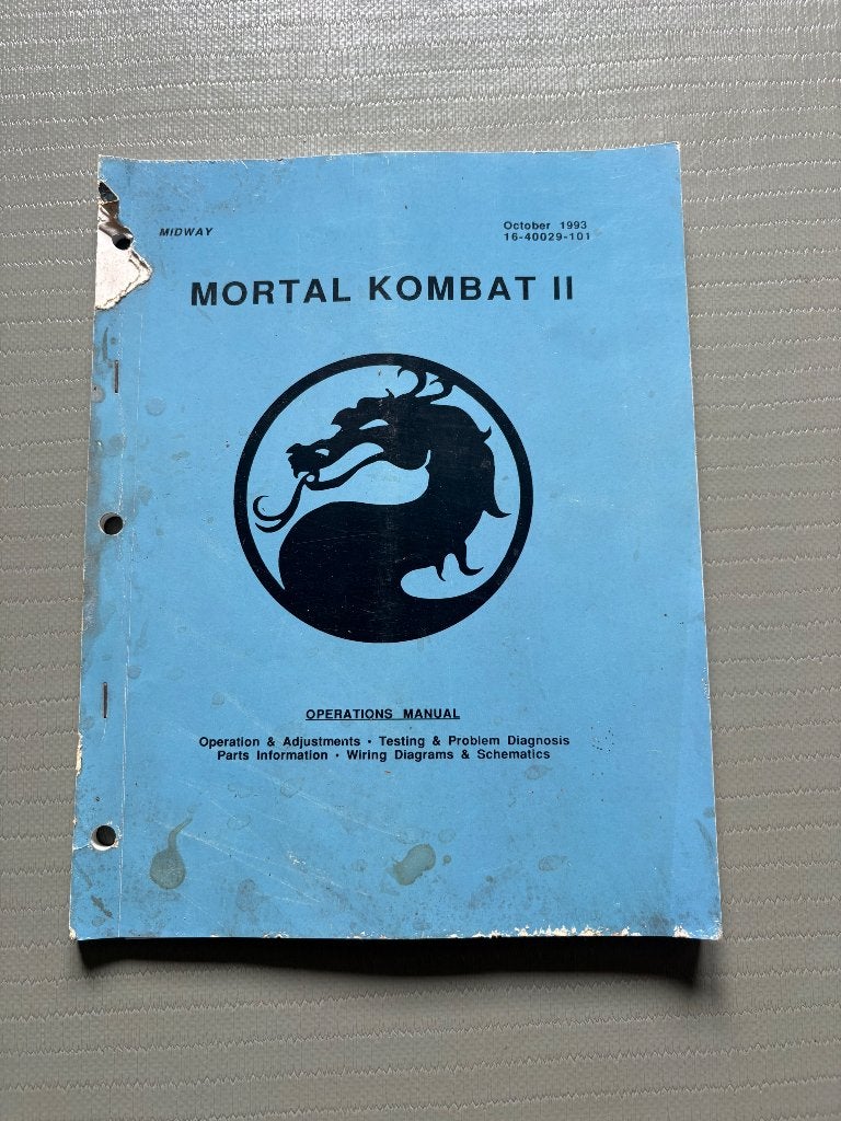 Mortal Kombat 2 handleiding, Ophalen of Verzenden, Gebruikt