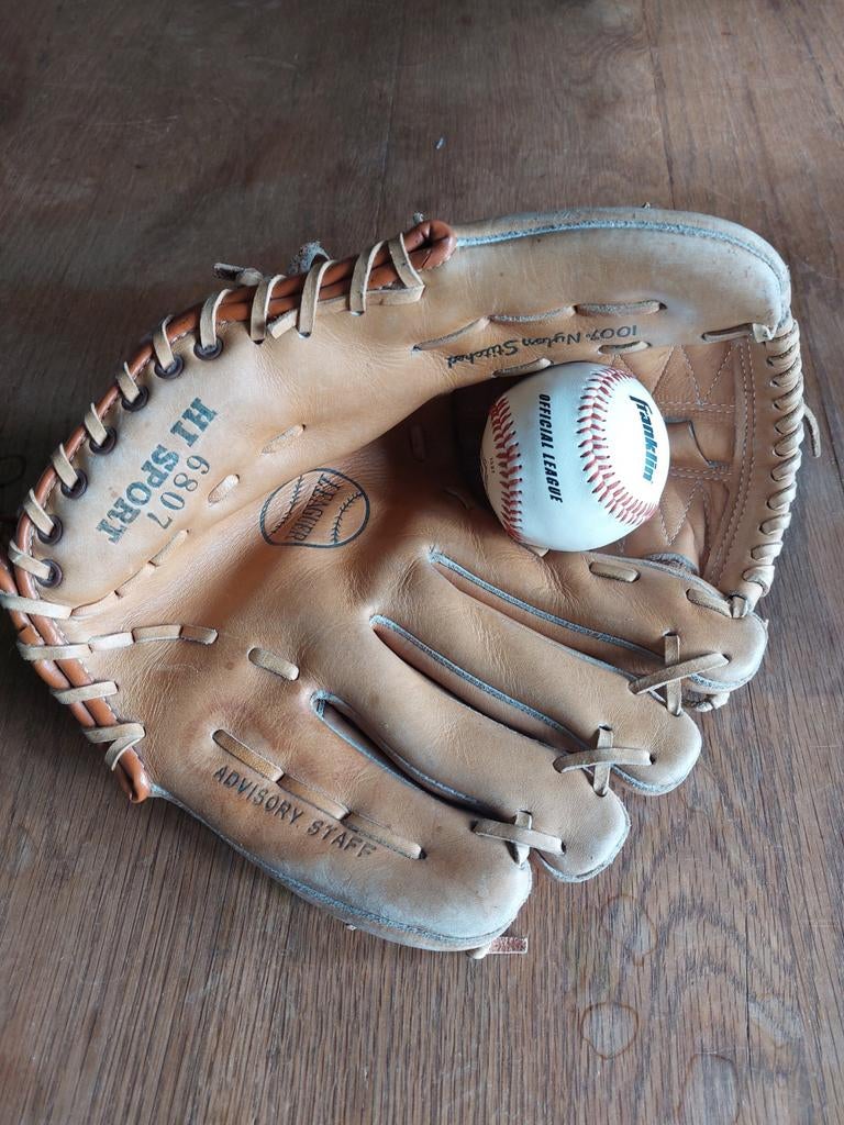 Encien gand de receveur, Sport en Fitness, Honkbal en Softbal, Ophalen