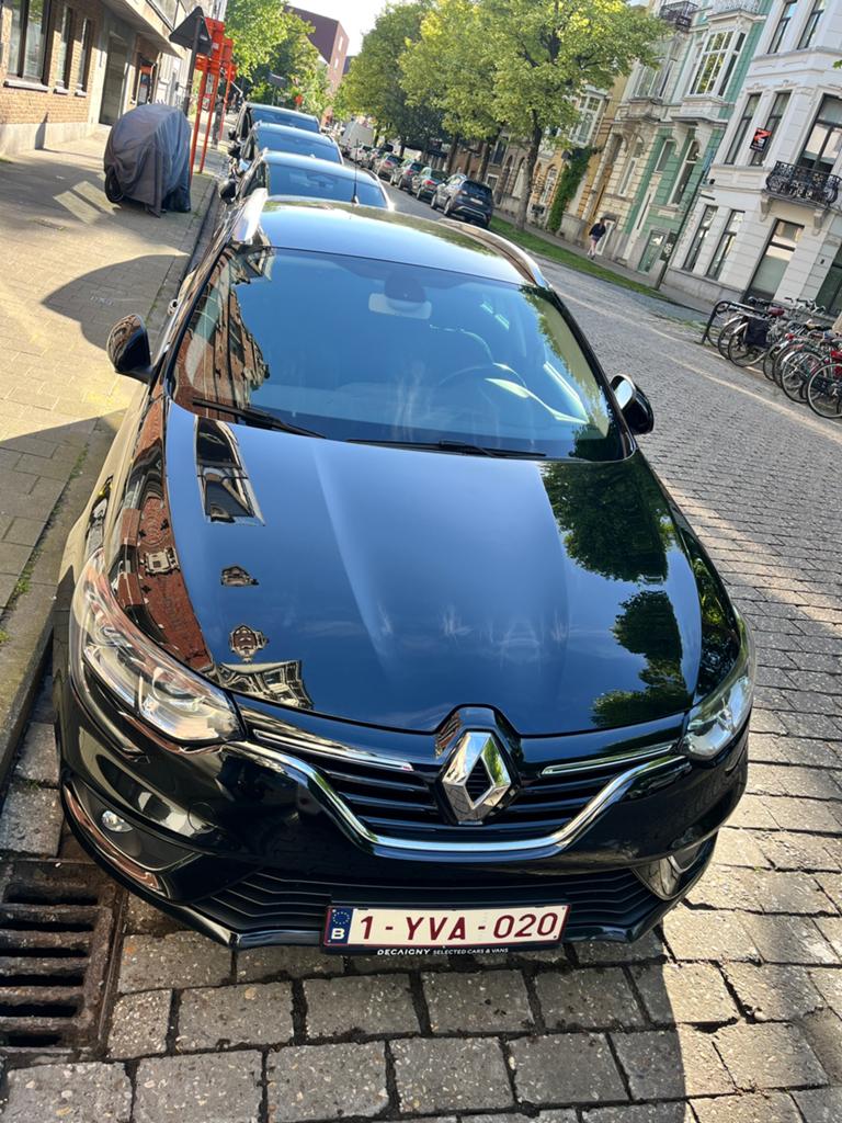 Renault Megane, Auto's, Renault, Stof, Zwart, 5 deurs, Navigatiesysteem