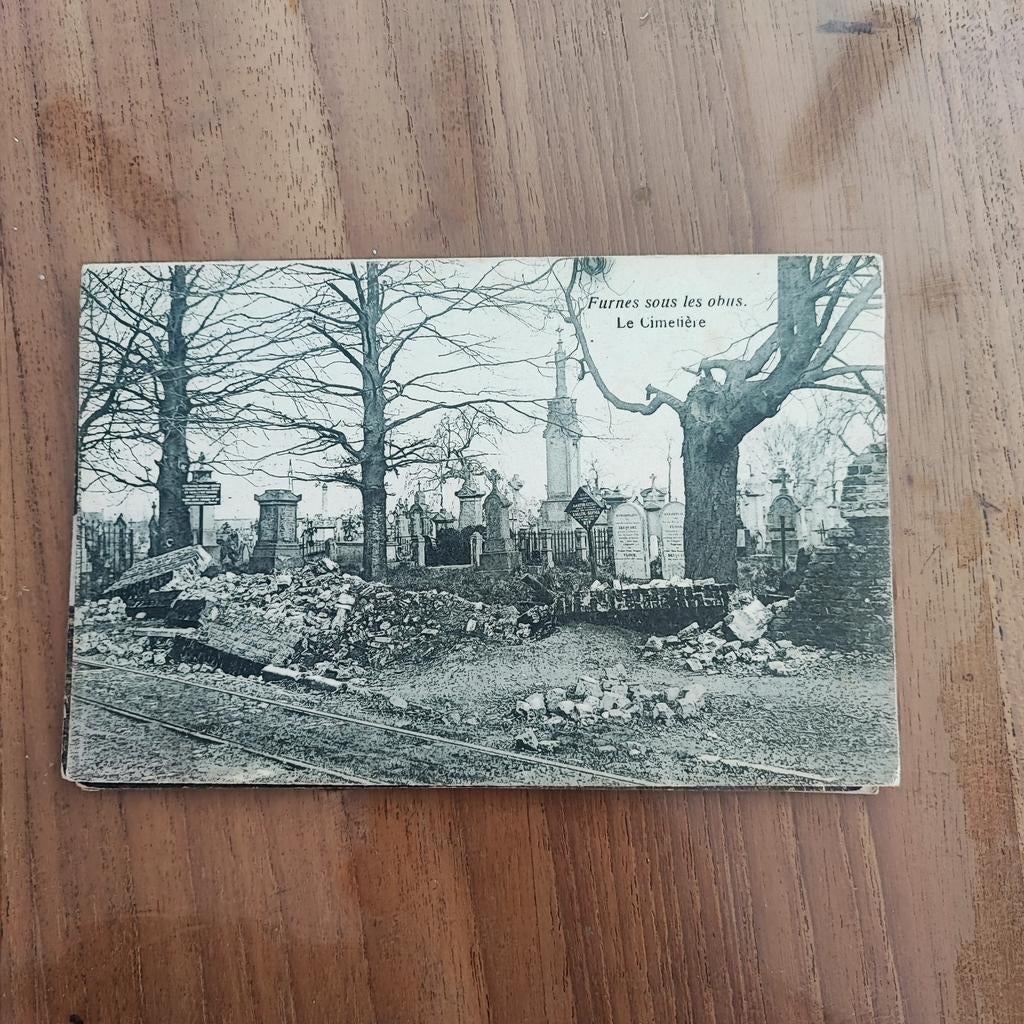 Furnes sous les obus le cemetiere, Ophalen of Verzenden