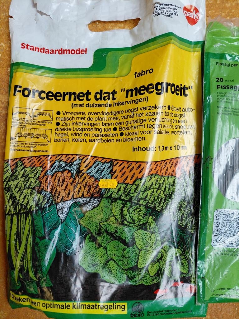 Meegroeifolie, 1,30 meter op 10 meter., Ophalen