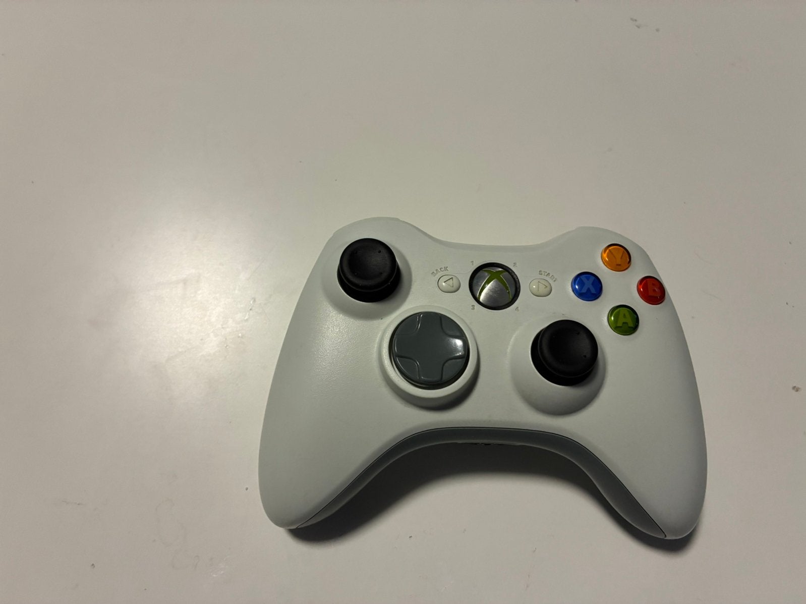Xbox 360 Controller - Draadloos en Gebruikt, Games en Spelcomputers, Spelcomputers | Xbox | Accessoires, Zo goed als nieuw, Xbox 360