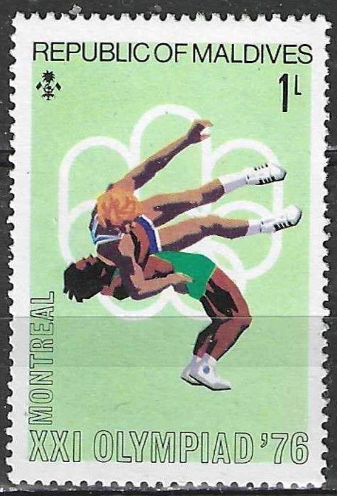 Maldiven 1976 - Yvert 610 - Olympische Zomerspelen (PF), Verzenden, Postfris