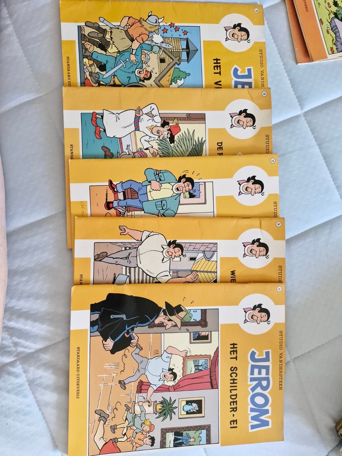 Reeks van 5 Jerom strips gele reeks, Boeken, Ophalen of Verzenden, Willy Vandersteen