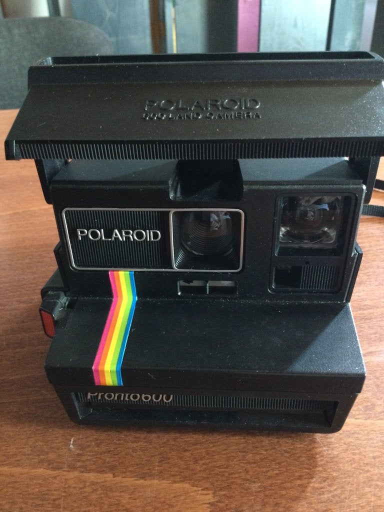 Oude Polaroid 600 in gebruik, Verzamelen, Ophalen, 1960 tot 1980, Fototoestel