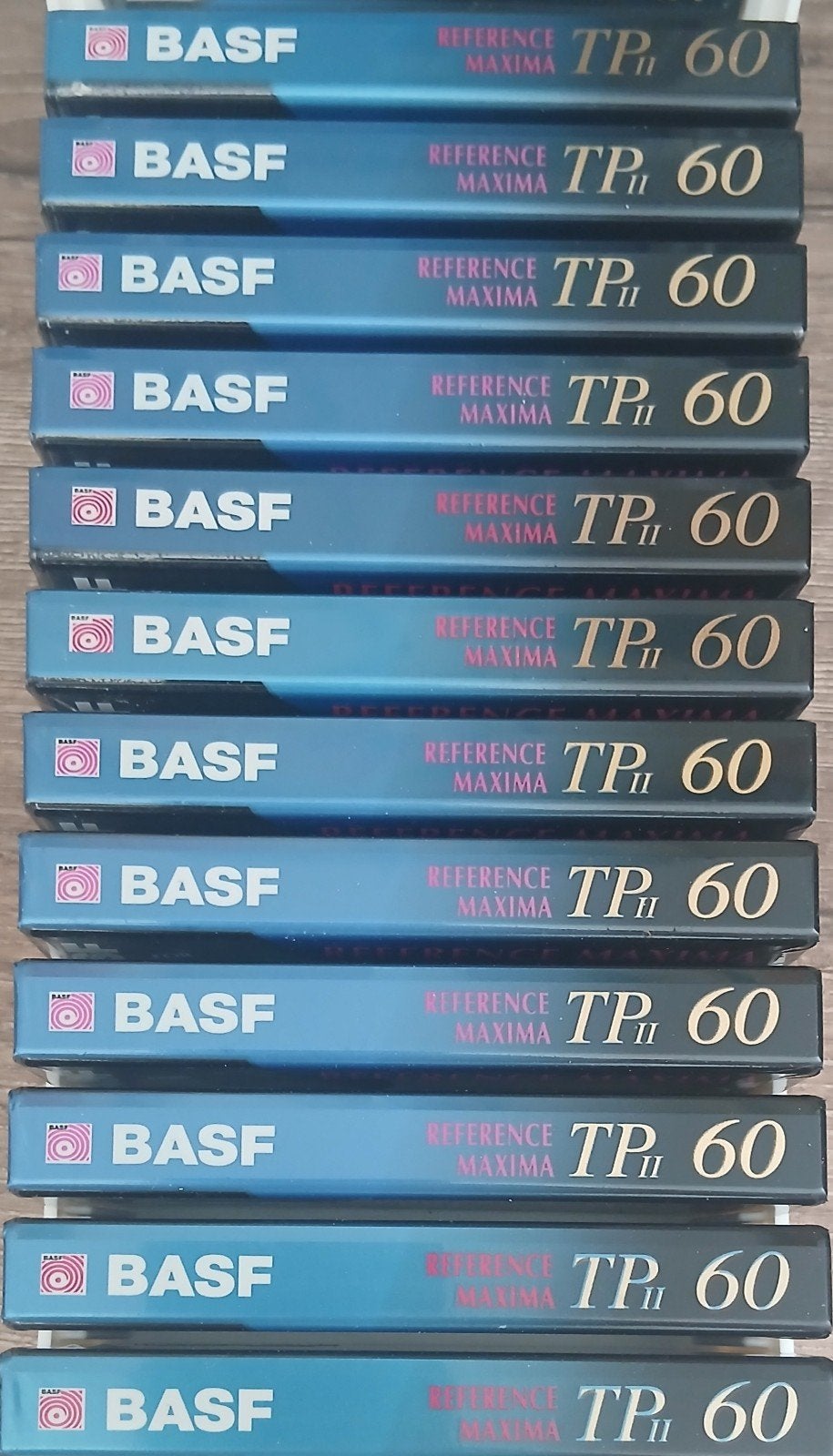 Zeldzame Set: 15x BASF Reference Maxima TPII 60 (Sealed), CD & DVD, Cassettes audio, Enlèvement