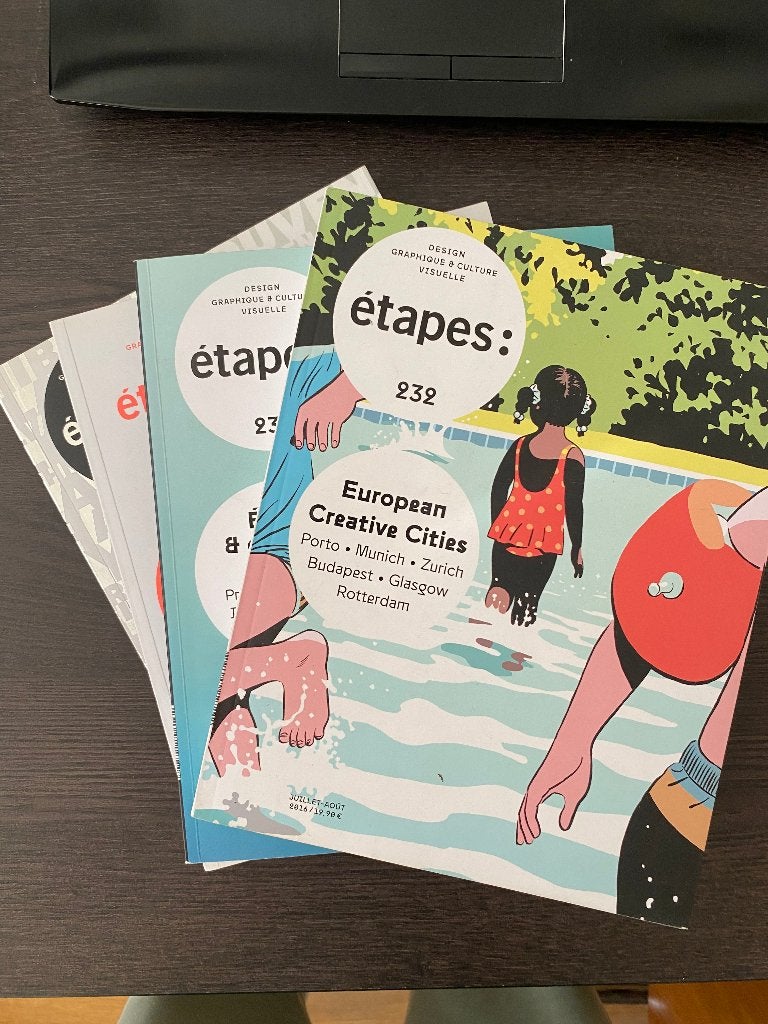 Lot magazines – design graphique / direction artistique, Livres, Enlèvement ou Envoi, Comme neuf, Design graphique