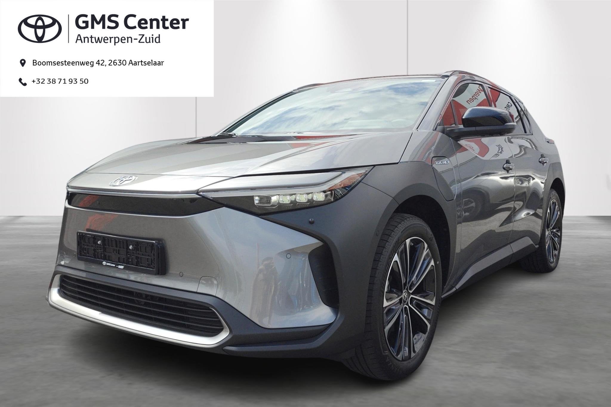 Toyota BZ4X 71.4 kWh 2WD Premium - DEMO, Autos, Toyota, Argent ou Gris, 750 kg, 71 kWh, Noir