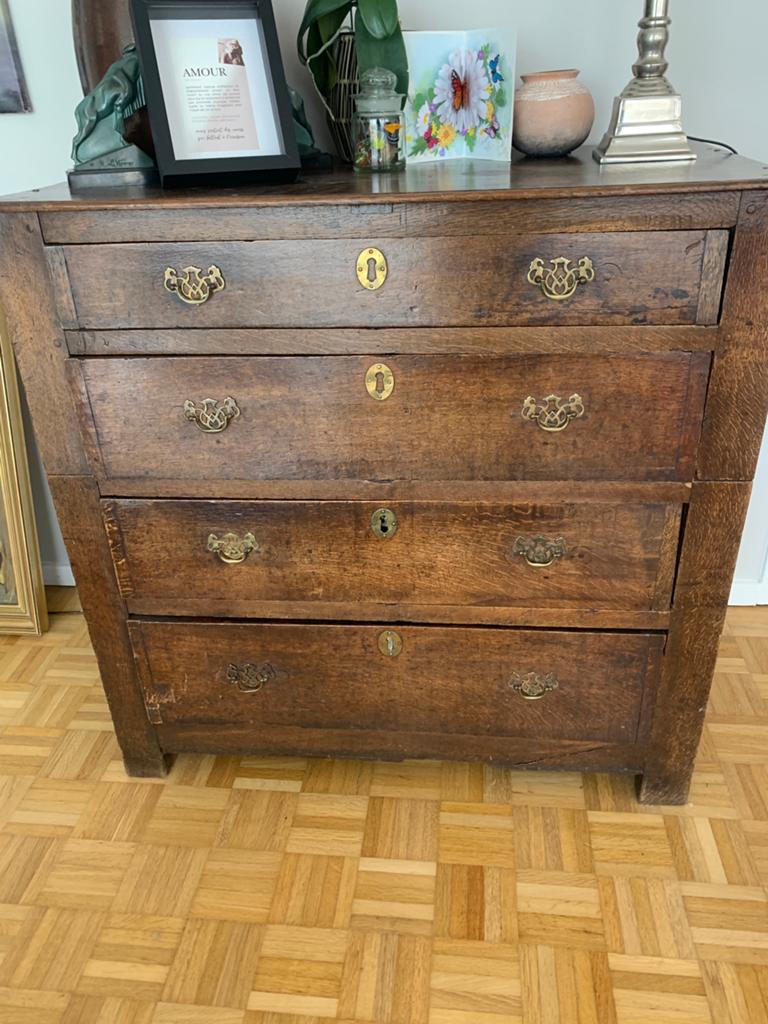 Commode anglaise 18eme siècle, Antiquités & Art, Antiquités | Meubles | Armoires, Enlèvement