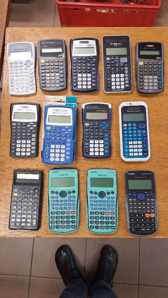 Texas Instruments en Casio Rekenmachines per stuk of lot, Ophalen of Verzenden, Gebruikt