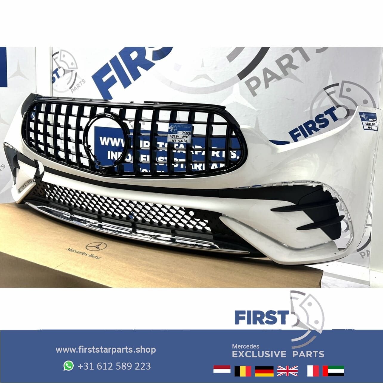 W254 X254 C254 BUMPER GLC 43 AMG VOORBUMPER ORIGINEEL + GT G, Utilisé, -, Avant, -
