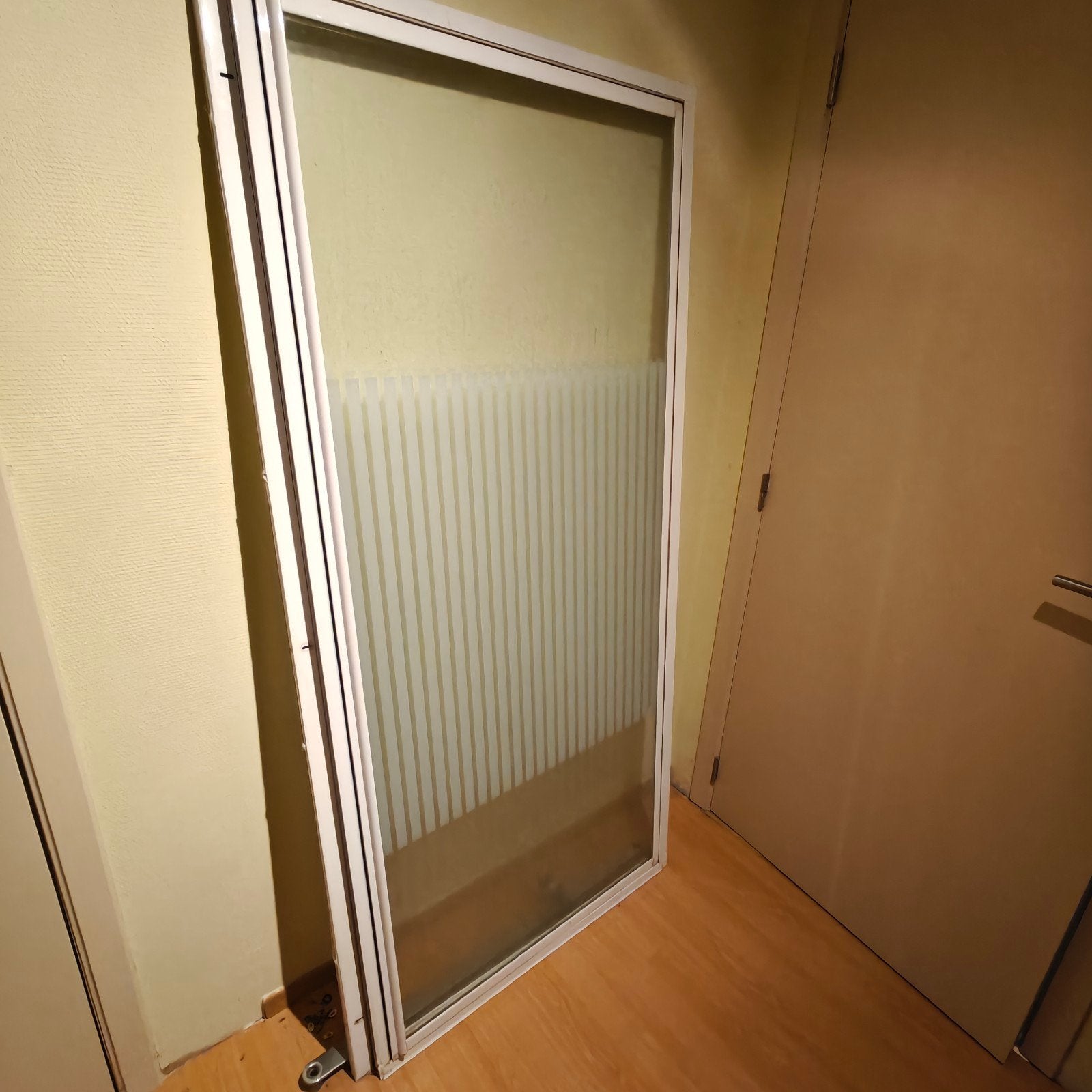 Douchedeur draaiend en vast paneel, Huis en Inrichting, Badkamer | Badkamermeubels, Ophalen, Gebruikt, 200 cm of meer, 75 cm of meer