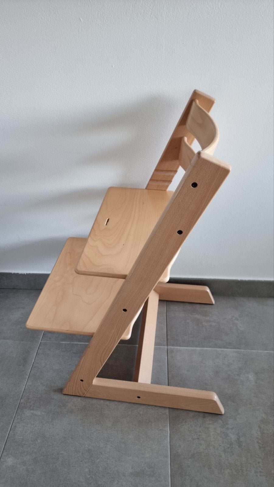 Chaise pour enfant Stokke Tripp Trapp - Bois naturel (comme, Enfants & Bébés, Enlèvement, Comme neuf, Chaise évolutive