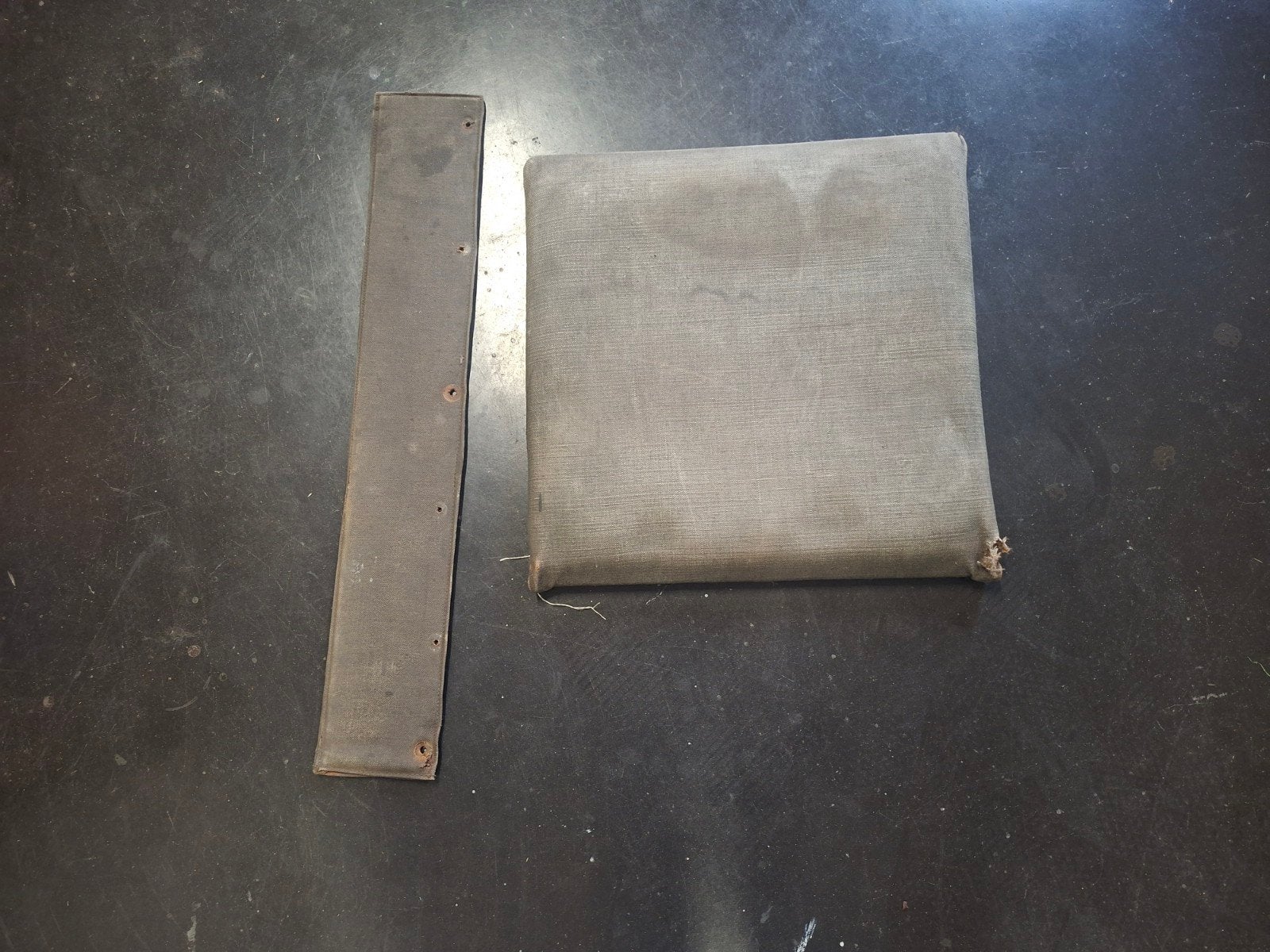 Minerva rugleuning en canvas flap topdeur, Ophalen