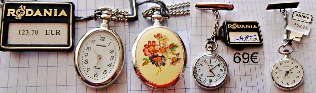 Montre poche dame / infirmière quartz RODANIA / MILDIA neuve, Enlèvement ou Envoi, Neuf