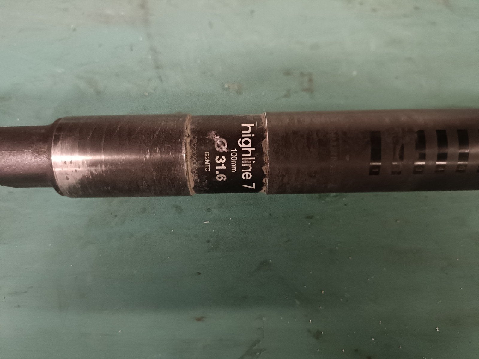 highline 7. 100mm.  31,6 diameter, Fietsen en Brommers, Ophalen, Gebruikt