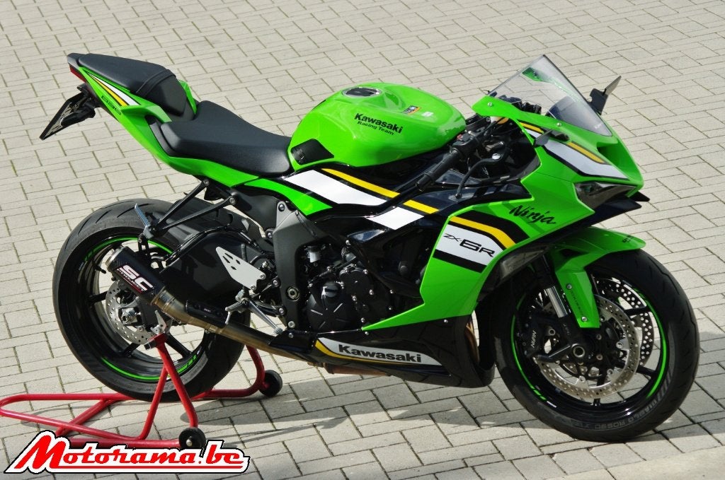 Kawasaki ZX6R - 2025 - 2000 km @Motorama, Échappement sport, Permis Moto A, Entreprise, Occasion