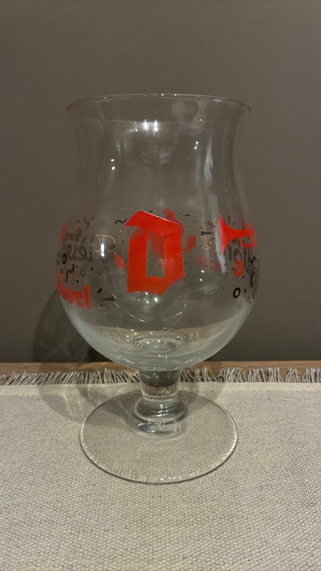 Duvel glas: Fêtes de Wallonie 2020, Ophalen of Verzenden, Zo goed als nieuw, Glas of Glazen, Duvel