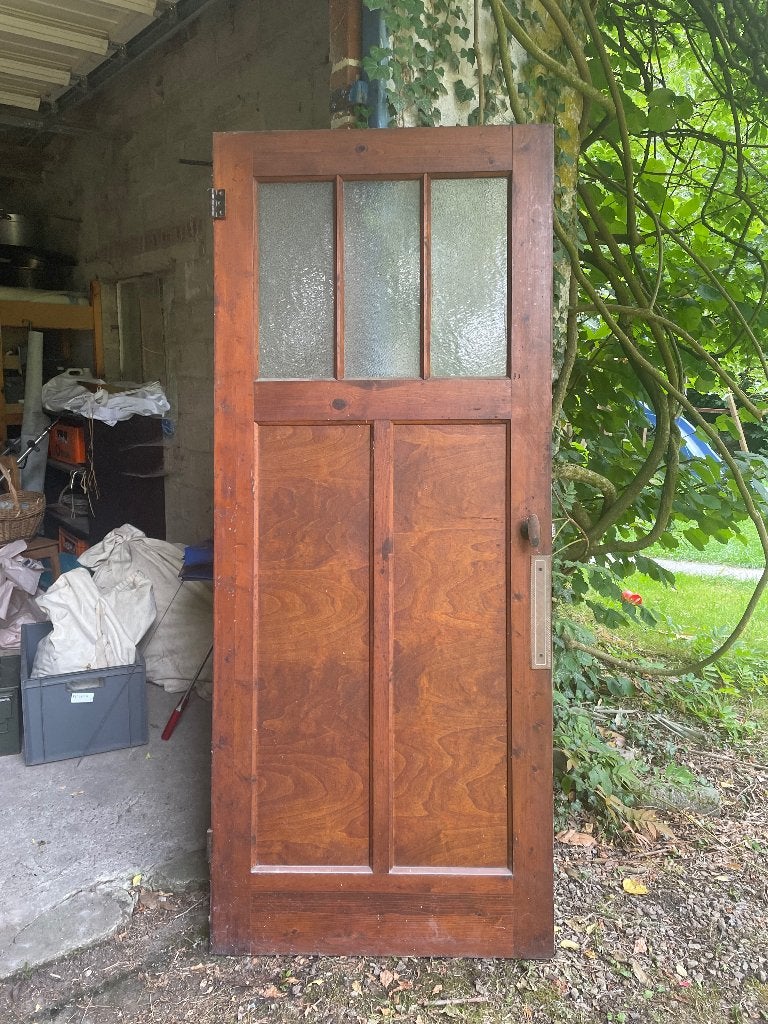 Portes, Bricolage & Construction, Châssis & Portes coulissantes, 75 à 150 cm, Enlèvement, Utilisé, Vitre comprise