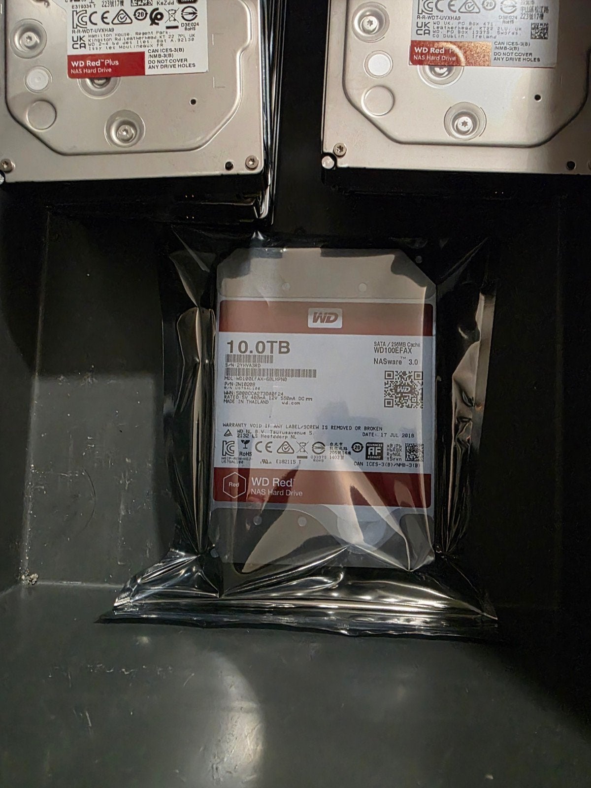 1x WD Red 10TB HDD, Computers en Software, Harde schijven, Zo goed als nieuw, Intern, HDD, SATA, Ophalen of Verzenden