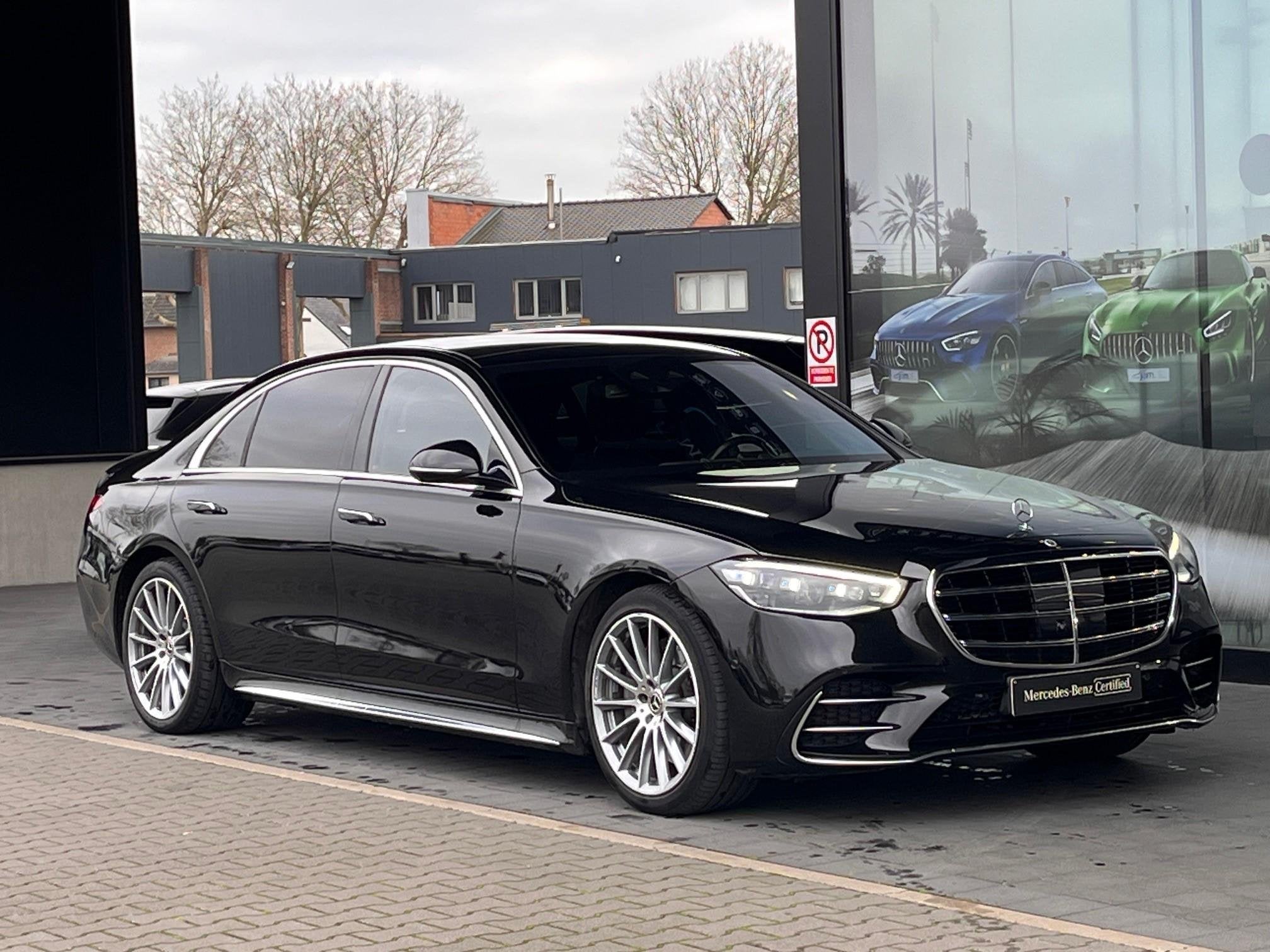 Mercedes-Benz S-klasse 580 e 4MATIC L, Auto's, 4 deurs, Stof, Gebruikt, Zwart