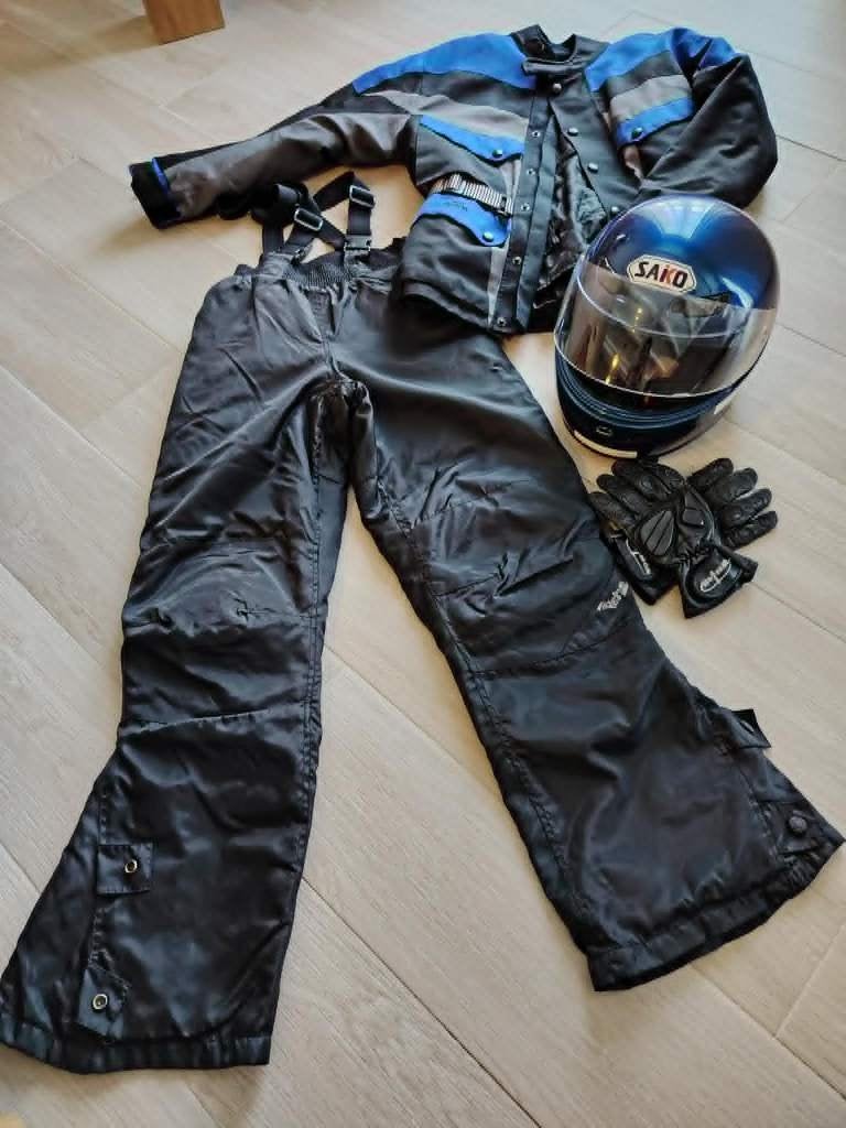 Pakket motorkledij en toebehoren voor Dames, Motoren, Ophalen, Tweedehands, Dames, Combipak