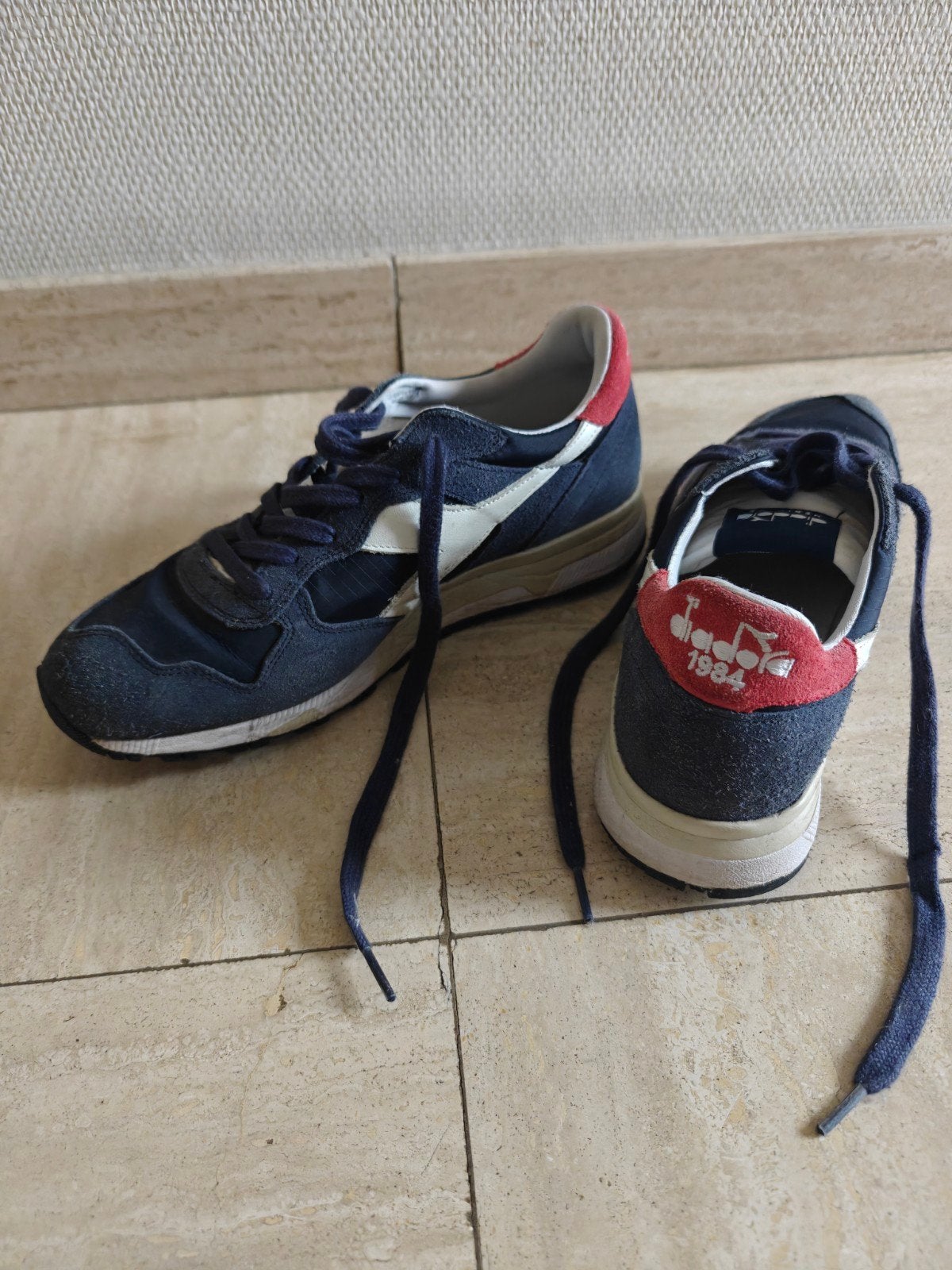Sneakers Diadora, Ophalen, Blauw, Zo goed als nieuw, Sneakers