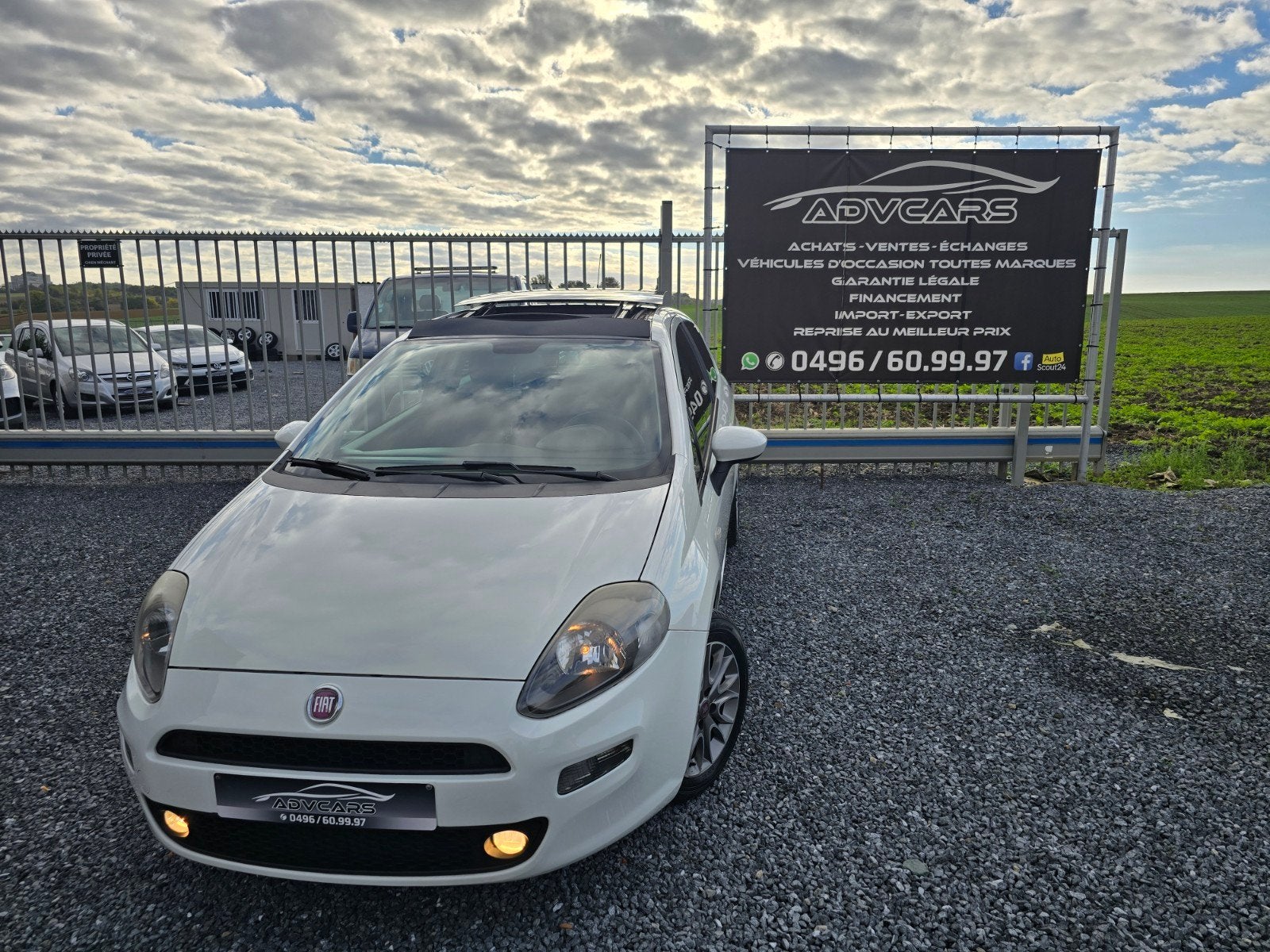 Fiat Punto 1.2 Easy || 130.000km || 2012 || Toît Ouvrant ||, Autos, 1242 cm³, Euro 5, Achat, Entreprise