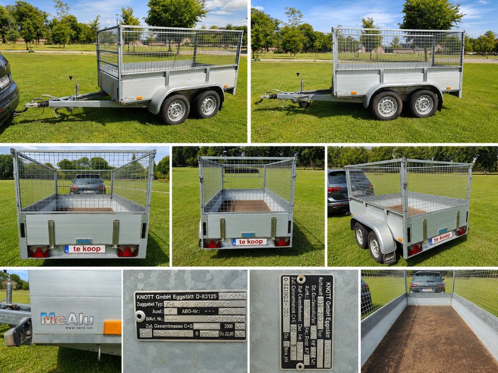 Saris McAlu MTM 2000 kg geremde tandemasser met loofrekken, Enlèvement, Utilisé