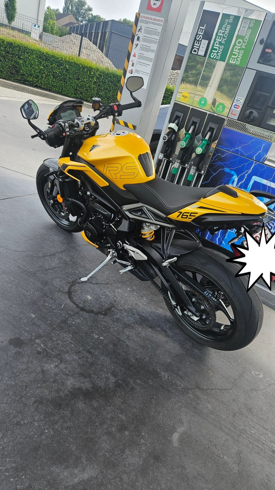 Street triple 765 rs garantie 2028, Motos, Poignées chauffantes, Permis Moto A, Occasion, Plus de 35 kW