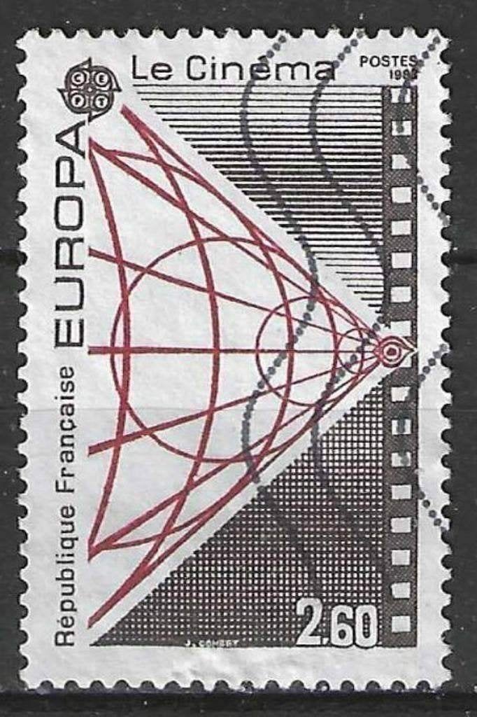 Frankrijk 1983 - Yvert 2271 - Europazegel - Cinema (ST), Verzenden, Gestempeld