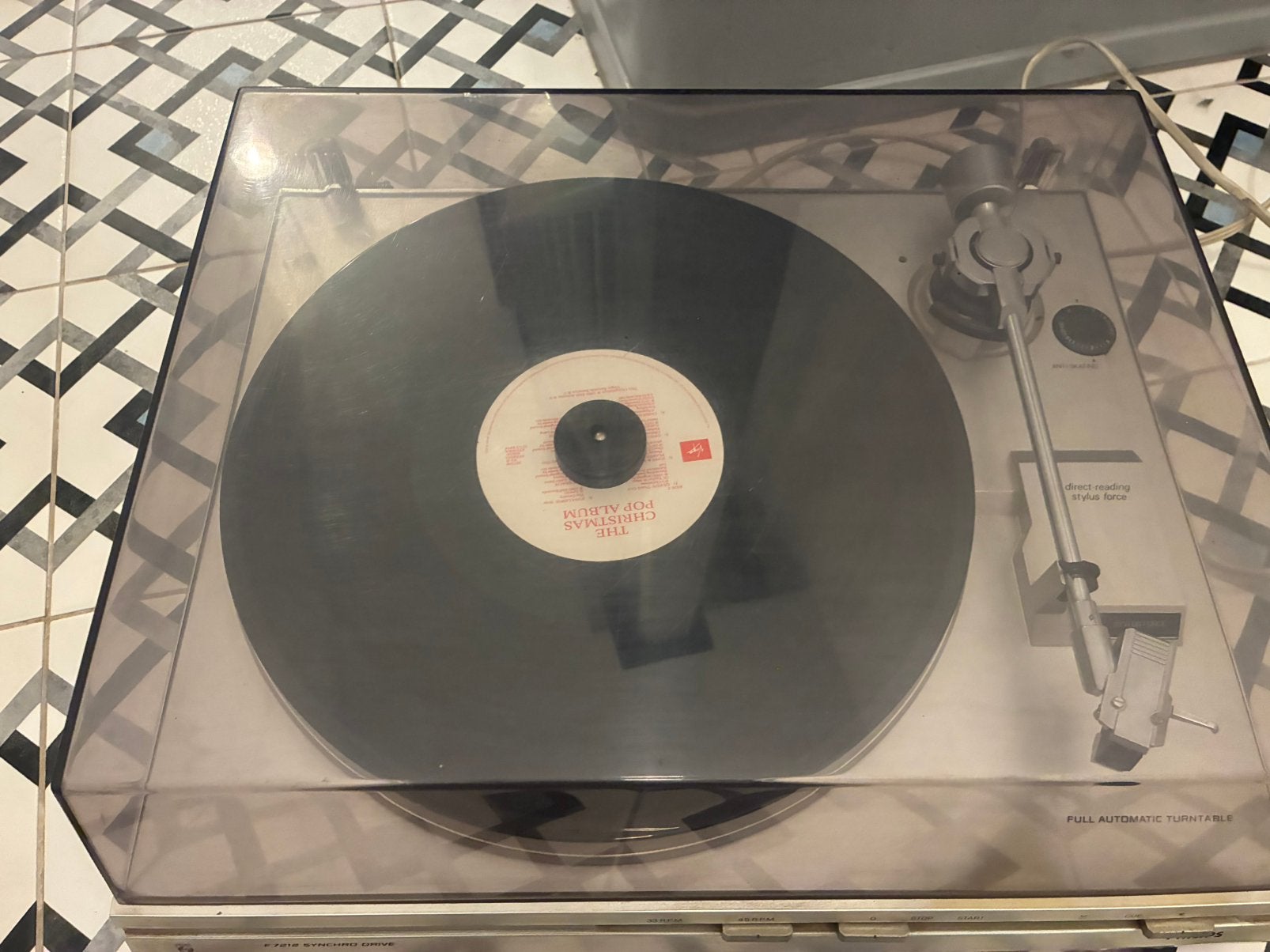 Platenspeler Philips 381/22AF381, Ophalen, Zo goed als nieuw, Platenspeler, Philips