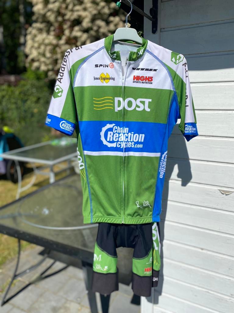 Truitje en broek / An Post Team /, Fietsen en Brommers, Fietsaccessoires | Fietskleding, Ophalen, Zo goed als nieuw, M