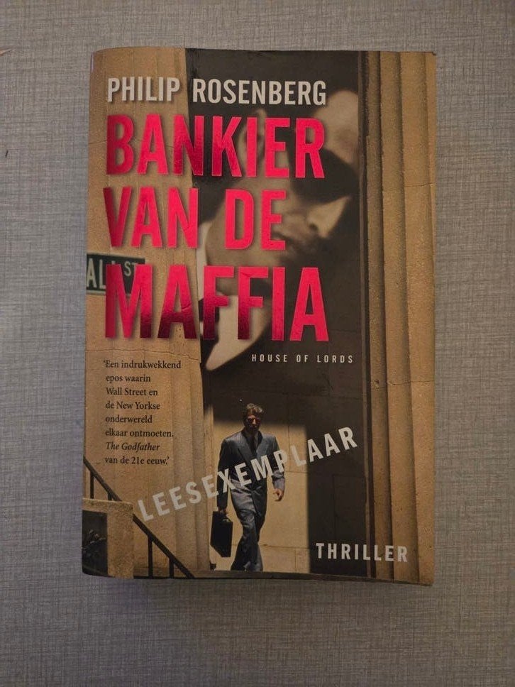 Bankier van de Maffia., Boeken, Ophalen of Verzenden, Zo goed als nieuw, Nederland, Philip Rosenberg