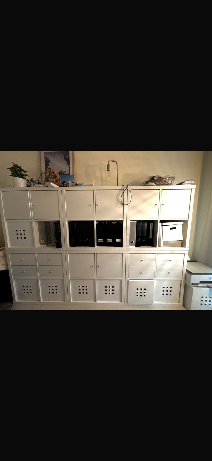 Ikea Kallax, Avec tiroir(s), 25 à 50 cm, 200 cm ou plus, Comme neuf