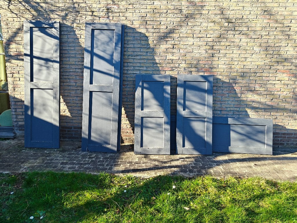 Sierluiken buiten, Enlèvement, Utilisé, Bois, Autres types