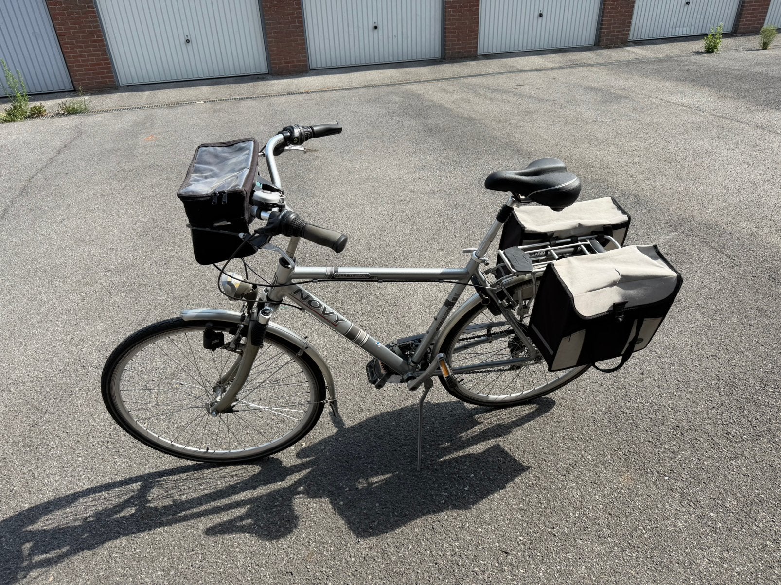 Novy silverbike herenfiets, Autres marques, Vitesses, Frein sur jante, Enlèvement