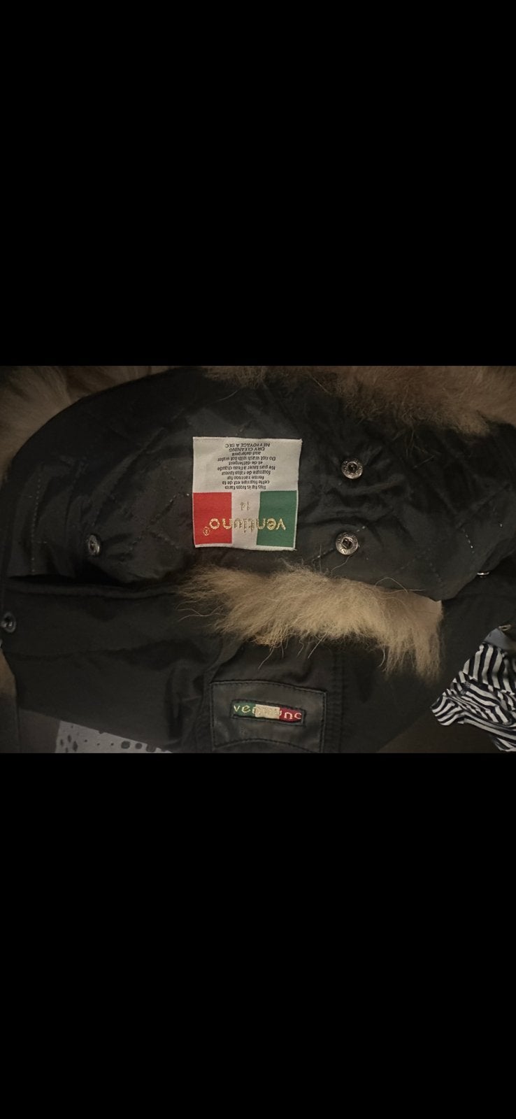 Veste Ventiuno Véritable fourrure de raton laveur Taille 14, Kleding | Dames, Ophalen of Verzenden, Zo goed als nieuw