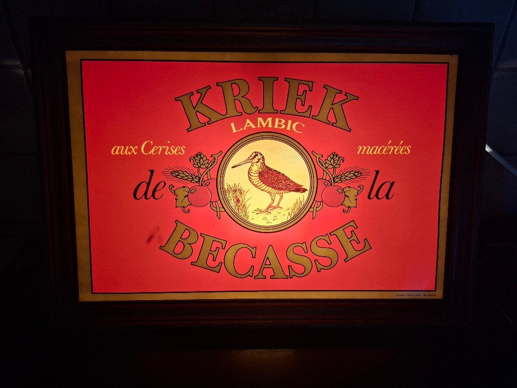 Enseigne Bécasse, Collections, Enlèvement ou Envoi, Utilisé, Panneau, Plaque ou Plaquette publicitaire, Autres marques
