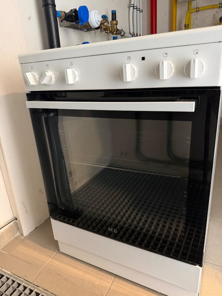 Cuisinière aeg, Elektronische apparatuur, Fornuizen, Ophalen, Gebruikt, Microgolfoven, 4 kookzones