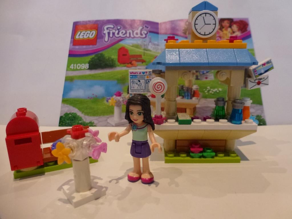 Lego Friends Heartlake City 41098 Emma's Tourist Kiosk, Compleet, Lego, Friends, Ophalen of Verzenden