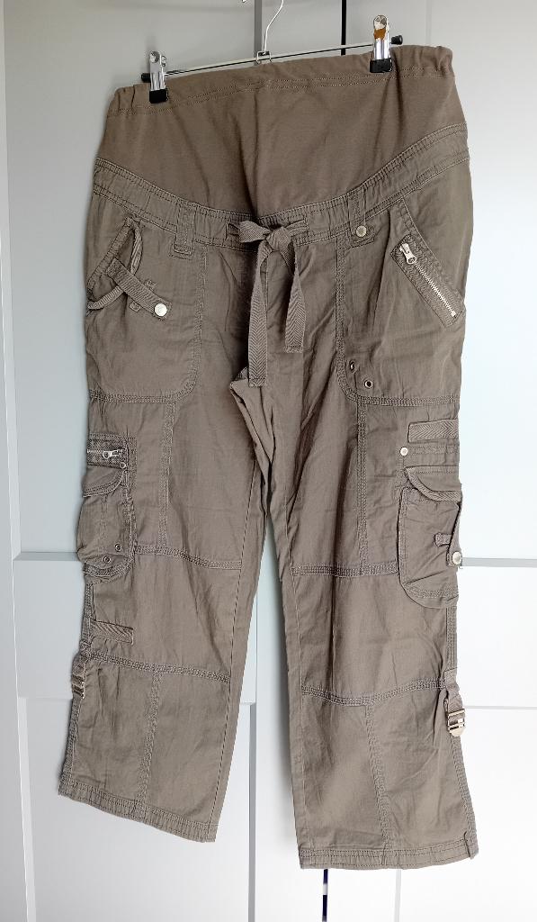 Zwangerschapsbroek 3/4den lang, Kleding | Dames, Zwangerschapskleding, Broek of Spijkerbroek, Groen, Ophalen, Maat 38/40 (M)