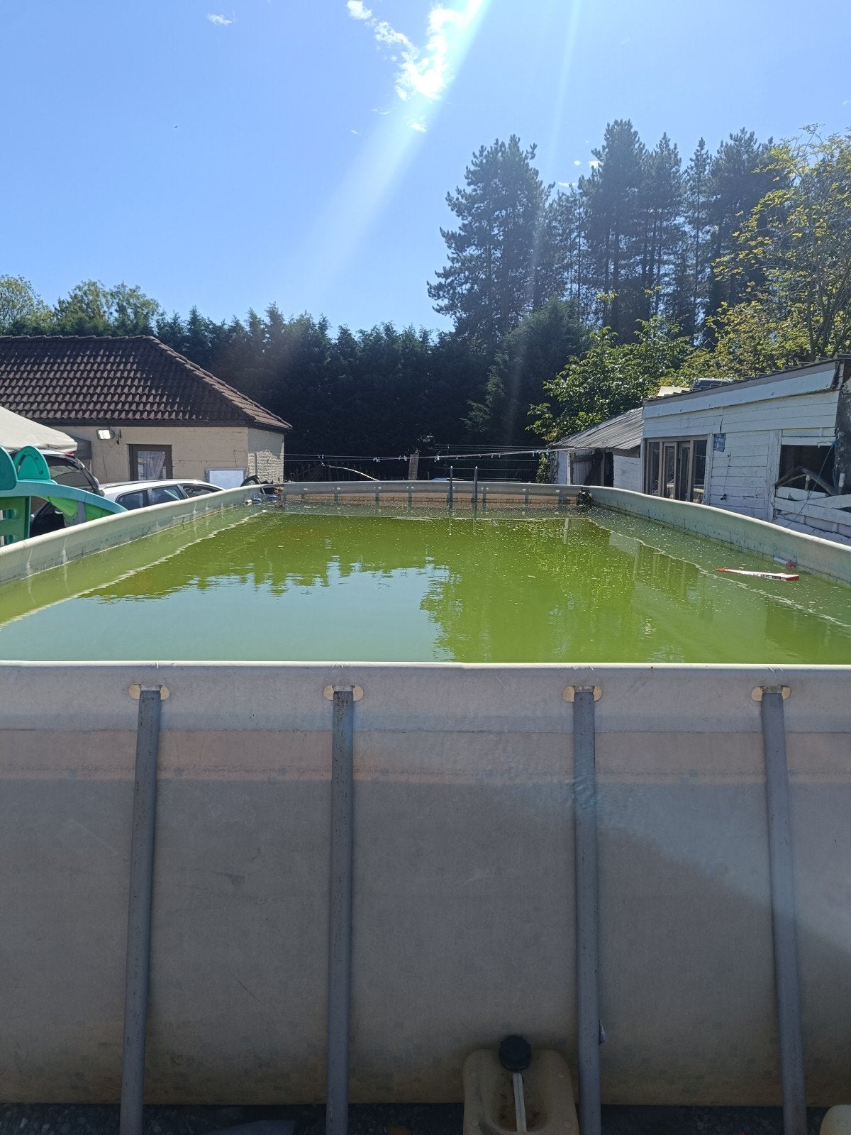 piscine, Enlèvement, Utilisé