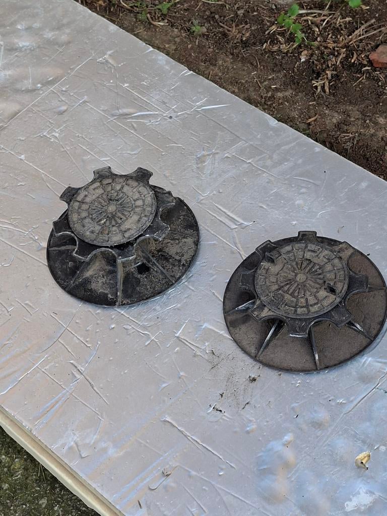 45 supports de carrelage réglables, Jardin & Terrasse, Enlèvement, Utilisé, Synthétique