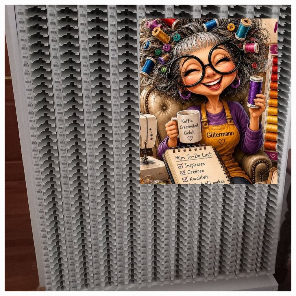 gutermann naaigaren nieuwe klossen van 200 meter + GARENKAST, Hobby en Vrije tijd, Ophalen of Verzenden, Nieuw, Garen of Naald(en)