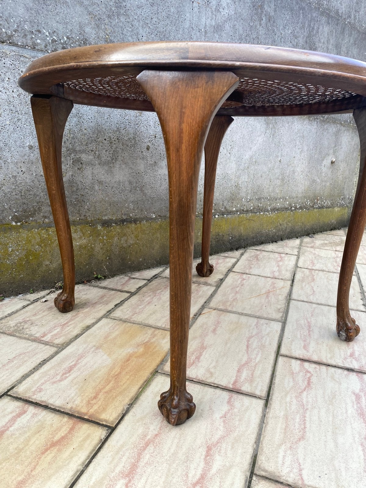 Chippendale salon/bijzettafel, Ophalen